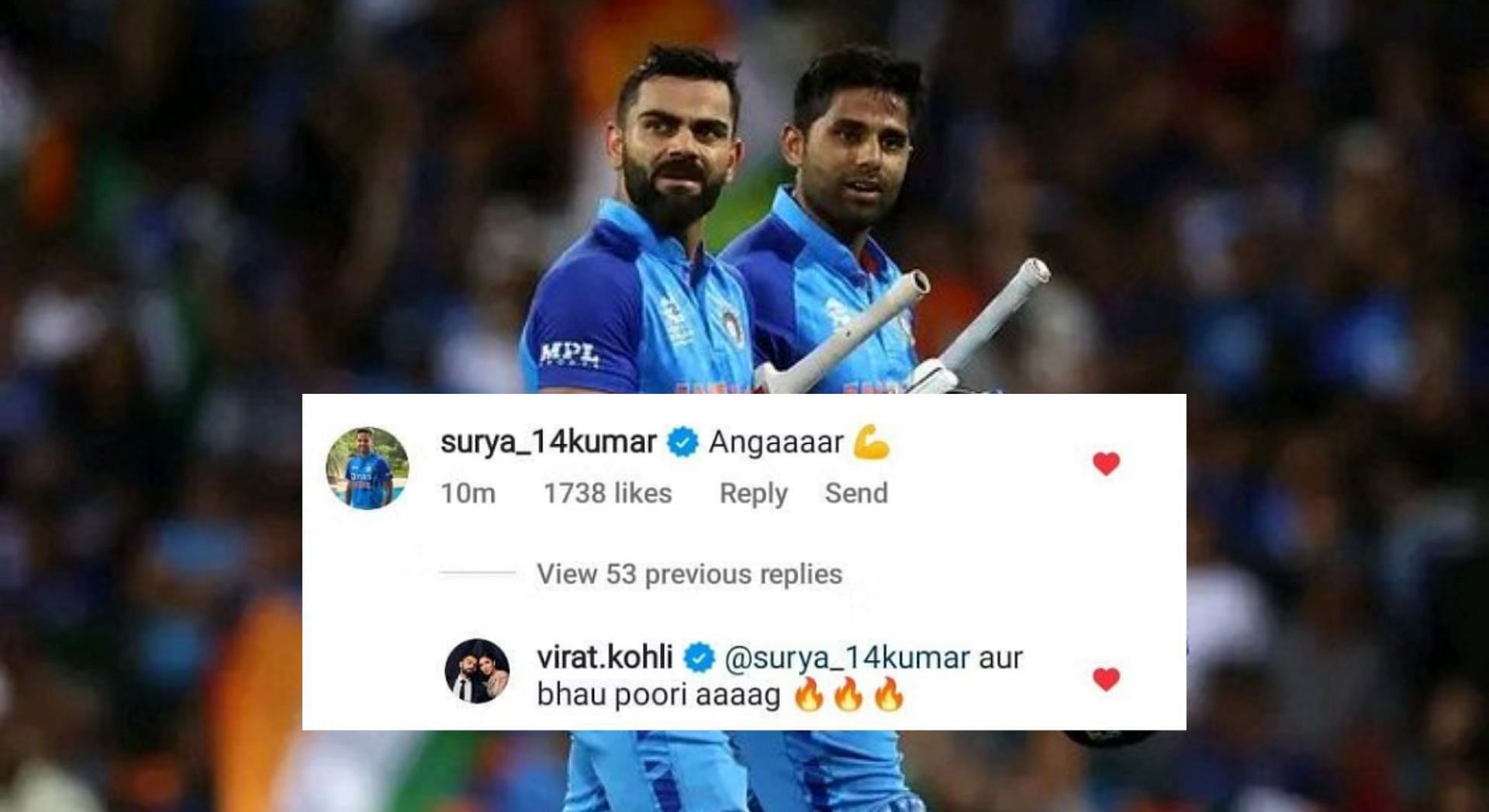 T World Cup Aur Bhau Poori Aaaag Virat Kohli And Suryakumar