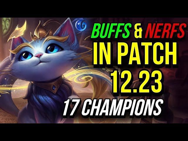 League Of Legends Patch 12 23 Complete Pre Notes Massive Jungle