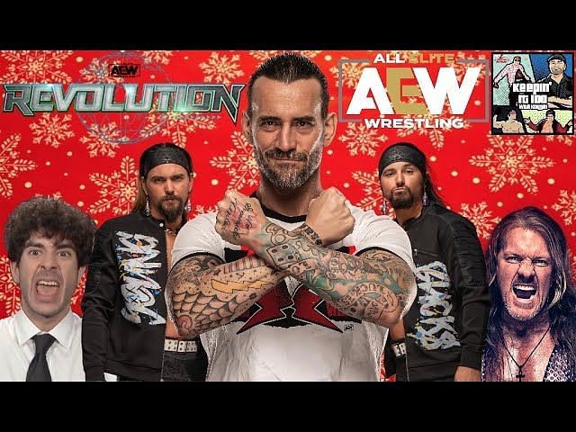 Two Top Aew Stars Reportedly Barged Into Cm Punk S Dressing Room With