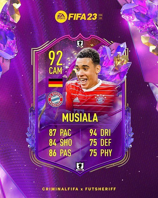 FIFA 23 Leak Hints At Jamal Musiala Future Stars Team 2 Card Coming To