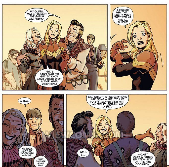 Captain Marvel S Mysterious Marriage Unveiled In The Marvels What Lies