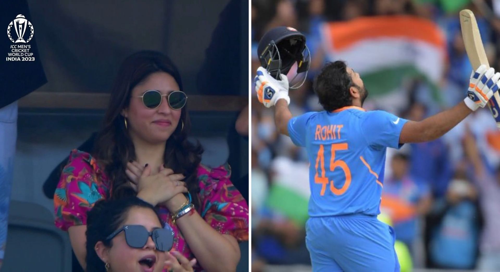 Watch Ritika Sajdeh Celebrates As Rohit Sharma Slams Fastest World