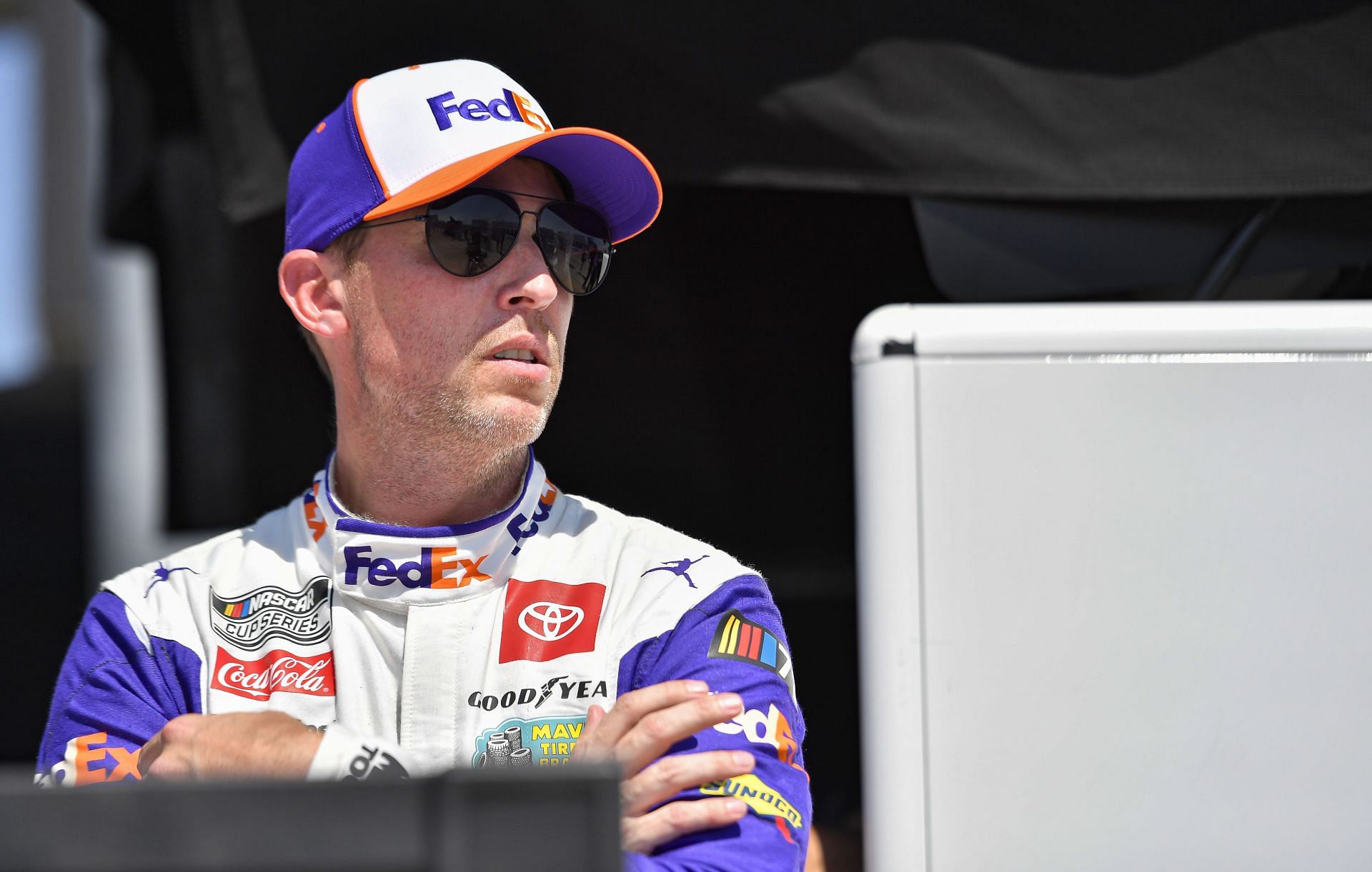 Silence On The Radio Denny Hamlin Reflects On His Ryan Blaney Bad