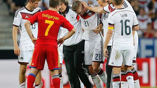 International Friendlies: Germany 6 - 1 Armenia; Reus suffers injury, gets taken off