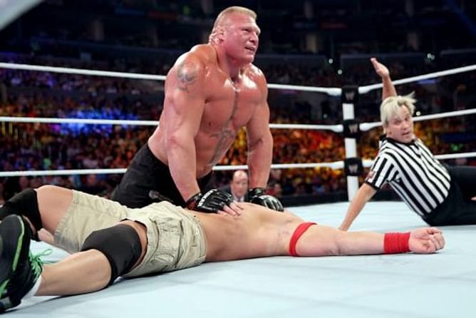 Reports: Brock Lesnar's next opponent after Cena, fear of releasing announcers