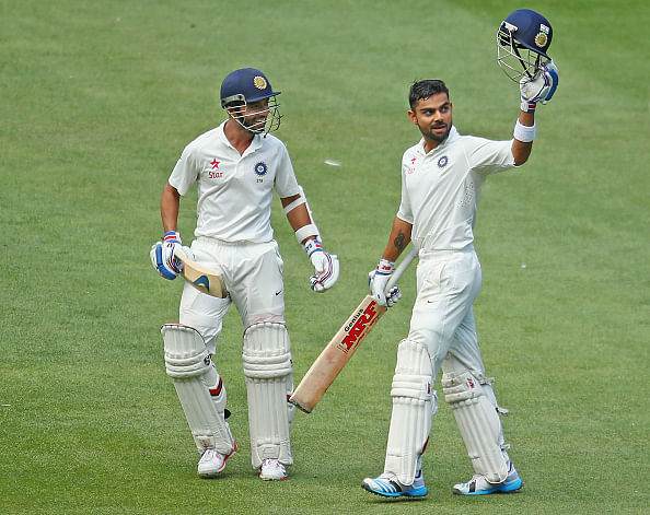 Australia v India 2014 - 3rd Test, Day 3: Kohli, Rahane shine but late wickets dampen India's spirits