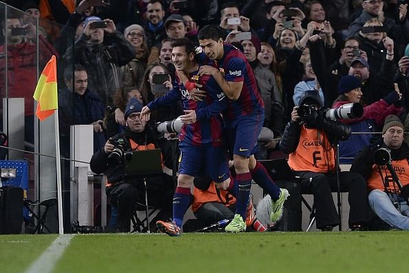 Lionel Messi gives Barcelona advantage in the Copa del Rey against Atletico Madrid