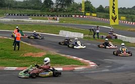 Mohammed, Ricky & Chirag on Pole in JK National Karting Championship