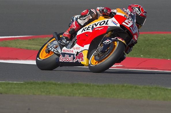 British MotoGP Qualifying: Marc Marquez on pole
