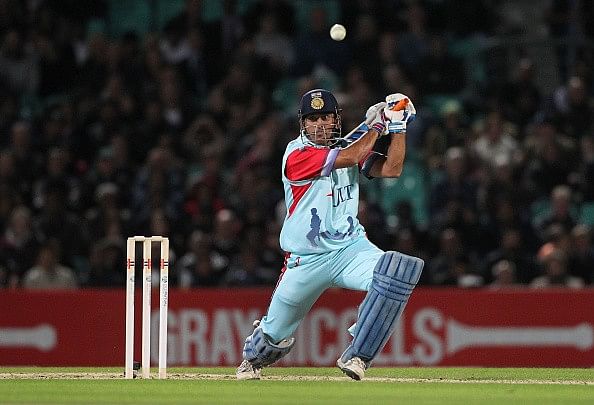 MS Dhoni stars in last over finish of charity match; £300,000 raised for injured British soldiers