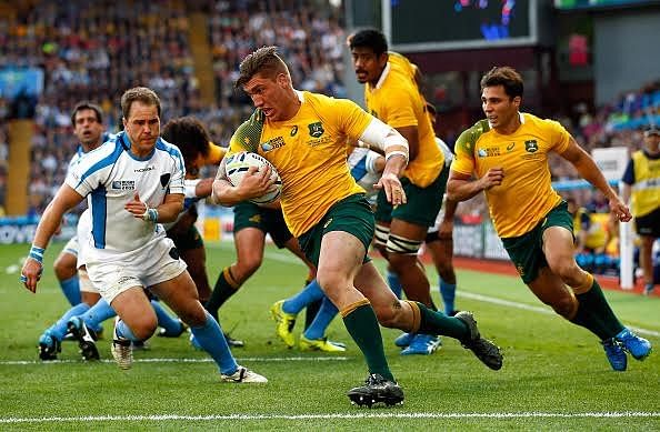 2015 Rugby World Cup: Australia run rampant vs Uruguay as they register a 65-3 win