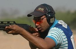 Mohammed Asab wins the Double Trap bronze at the ISSF shotgun World Cup final