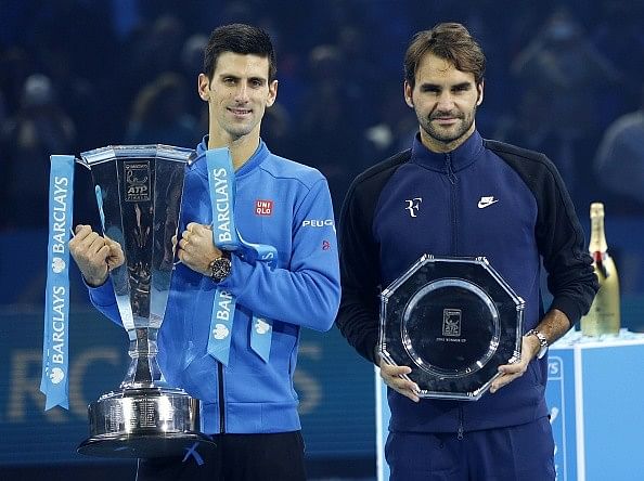 Novak Djokovic beats Roger Federer in straight sets to win his fourth straight ATP World Tour Finals title