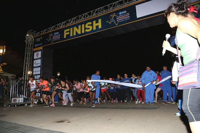 9th SBI Bengaluru Midnight Marathon - how it went