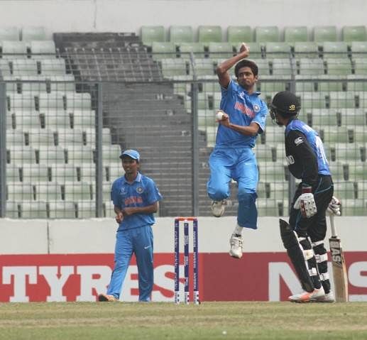 India Under 19 qualify for the QF, beat NZ Under 19 by 120 runs; Nepal qualify as well