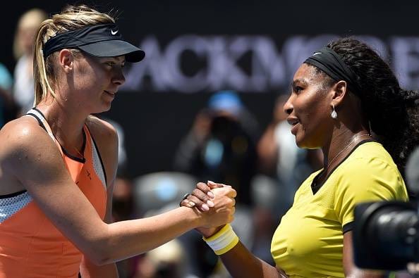 Serena Williams beats Maria Sharapova in straight sets to progress through to the semfinals