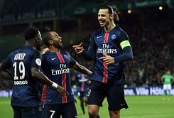 Paris Saint-Germain beat Saint-Etienne 2-0 to equal 21-year-old Ligue 1 record