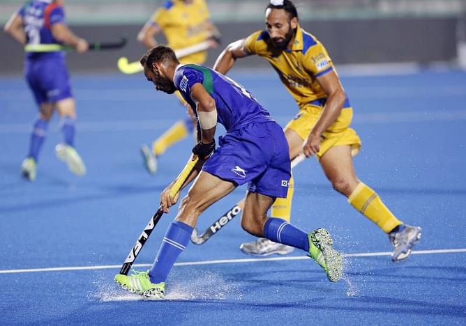 Uttar Pradesh Wizards celebrate solitary win on home turf, beat Punjab Warriors 4-1