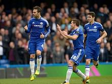 Premier League roundup: Cesc Fabregas double saves Chelsea as West Ham impress away from home again