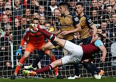 Andy Carroll's heroics go in vain as West Ham and Arsenal play out 3-3 draw