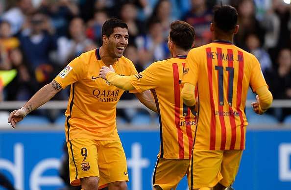 Luis Suarez has hand in seven goals as Barcelona destroy Deportivo 8-0