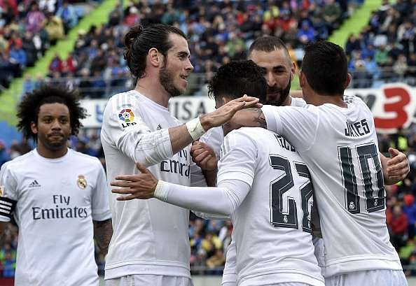 Real Madrid rout Getafe 5-1 to keep pressure on Barcelona in La Liga title race