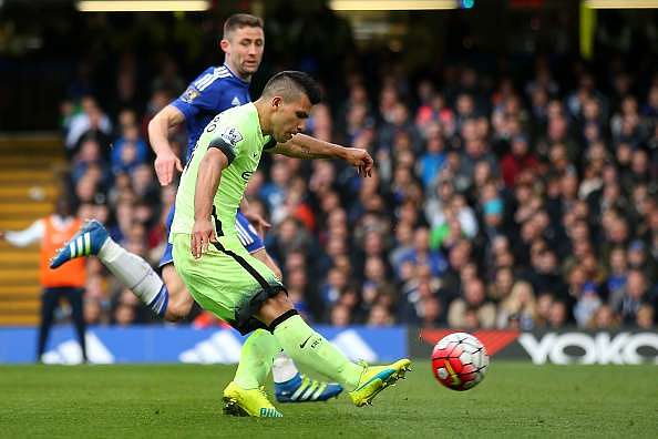 Sergio Aguero hat-trick helps Manchester City beat Chelsea 3-0 and move up to third place