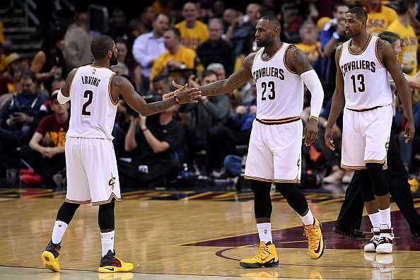2016 NBA Conference Finals: Irving, James help Cavs get off to a winning start