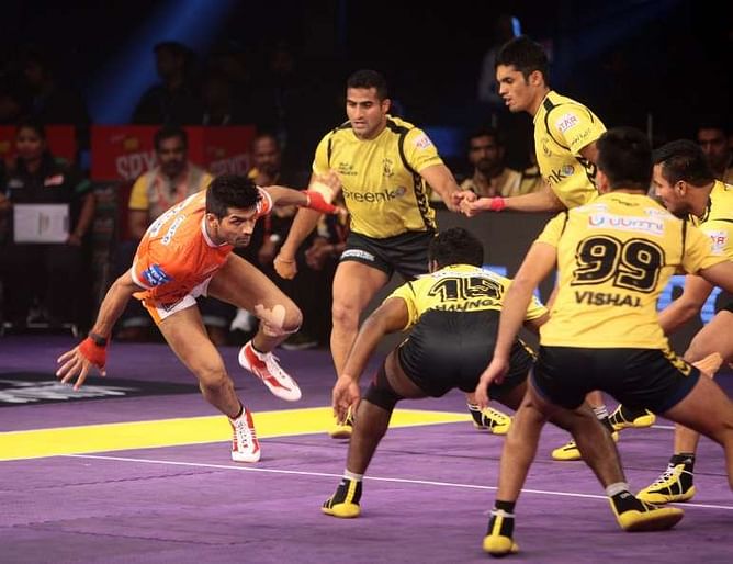 Pro Kabaddi Season 4: Puneri Paltan vs Telugu Titans: 3rd place play-off results
