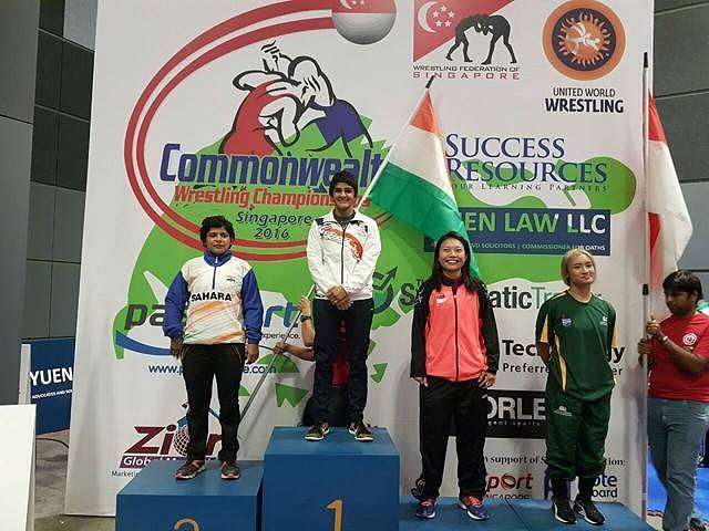 Indian wrestlers shine bright at the Commonwealth Wrestling Championship