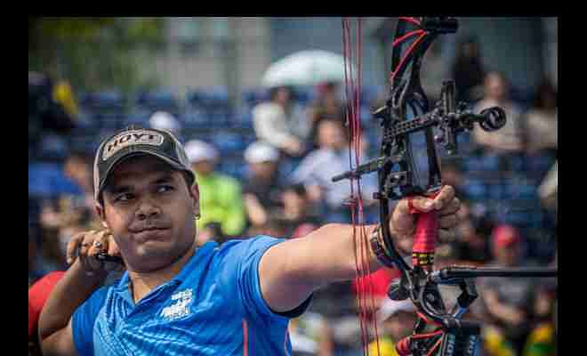 Archery World Cup 2018, Compound Men Quarterfinal: Abhishek Verma ...