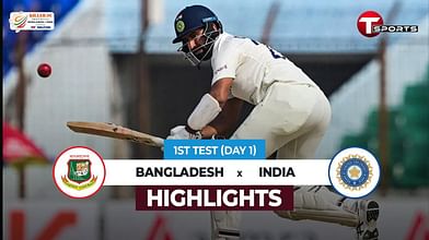 Ind vs Ban, 1st Test Day 1 Highlights