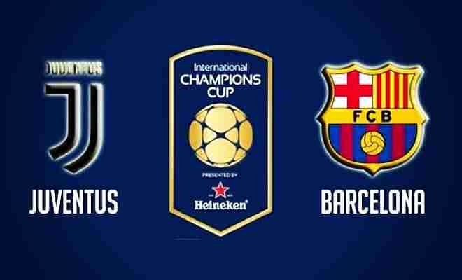 skandaløse Regn synder Barcelona vs Juventus, Live Score and Commentary, International Champions  Cup 2017 - BAR v JUV