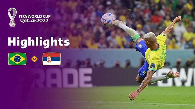 Brazil vs Serbia summary: Richarlison overhead kick, score, goals and  highlights