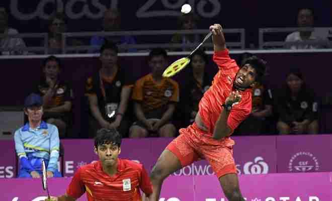 Commonwealth Games 2018 Badminton Men's Doubles Quartefinals, Satwik