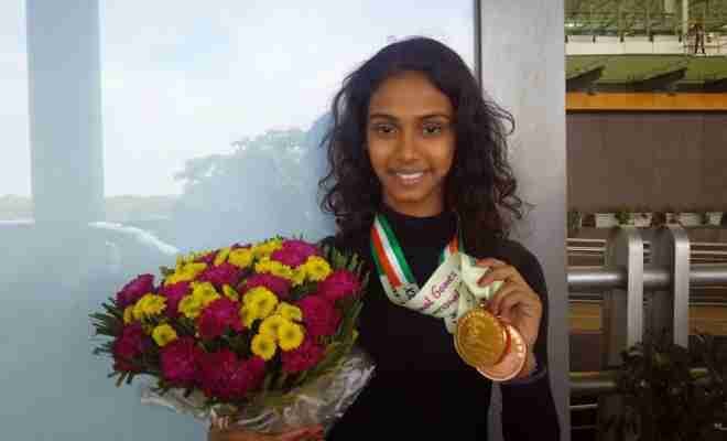 Megana Reddy Commonwealth Games 2018: Rhythmic GymnasticsTeam Final and Individual ...