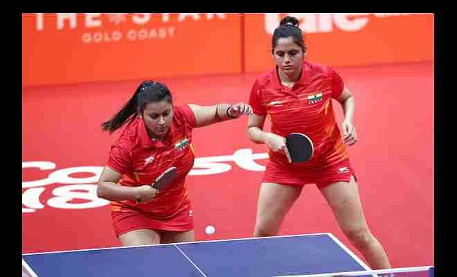 Commonwealth Games 2018 Table Tennis Womens Doubles Bronze Medal Match Indias Sutirtha