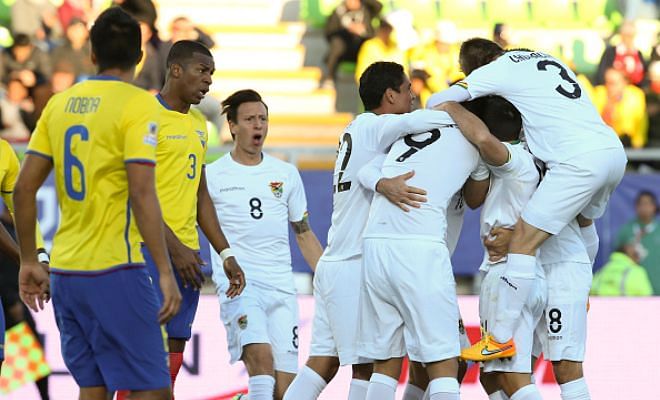 Ecuador 2-3 Bolivia (Valencia, Bolanos; Raldes, Smedberg, Moreno)