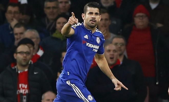 23' GOOOAL! Diego Costa scores the opening goal of the night. Matic passes the ball to Costa who flicks it towards Ivanovic. The Serb then passes it back to Costa, and he slots it past Petr Cech from six yards out.