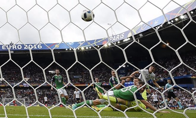 Here's a look at the Gomez goal that gave Germany the lead over N Ireland. 