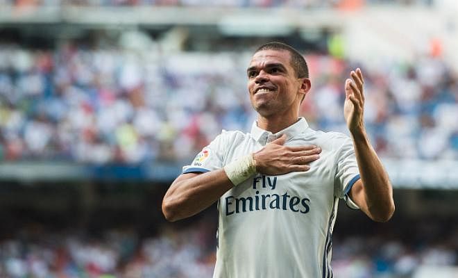 PEPE SET FOR CHINA MOVE?Pepe is edging closer to leaving Real Madrid when his contract expires at the end of the season, reports Marca.  One of the proposals he has received is from Hebei China Fortune, who have offered him a deal worth €10m a season after tax, more than double what he currently earns at the Bernabeu. Pepe has also received offers from other Spanish and European teams.