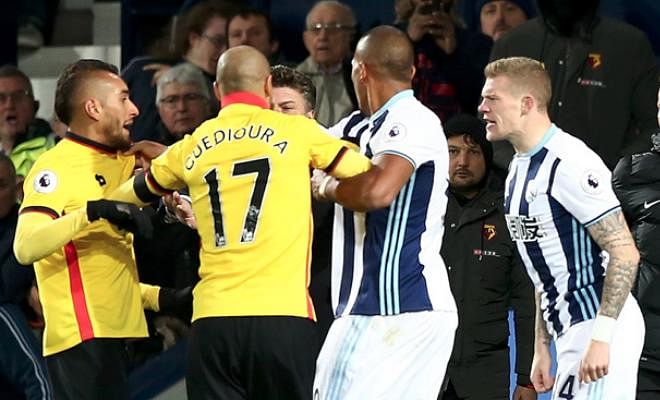 West Bromwich Albion and Watford have been charged by the FA after Saturday's match was marred by a late bust-up involving several members of both sides. An FA statement read: 
