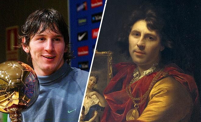 IS LEO MESSI A VAMPIRE????A tourist spots a 17th-century portrait in Holland that looks EXACTLY LIKE THE ARGENTINE GENIUS
