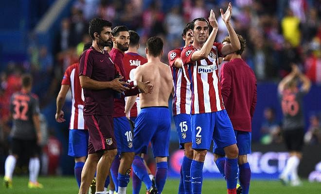 ATLETICO DEFENDER GODIN DEALING WITH LIGAMENT INJURY AFTER UCL MATCHAtletico Madrid defender Diego Godin suffered a sprained ankle ligament yesterday in their 1-0 Champions League win over Bayern Munich. The Uruguayan defender is now out for a few weeks with countryman Jose Gimenez.