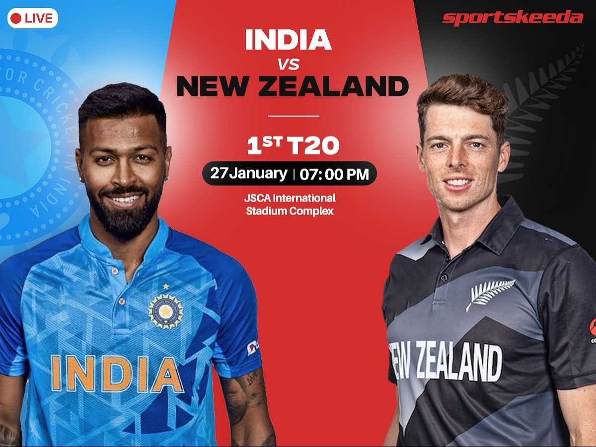 IND vs NZ T20 Live Score, 1st T20 Updates New Zealand beat India by 21