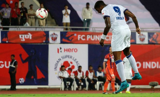 This is Piquionne's goal for Mumbai City