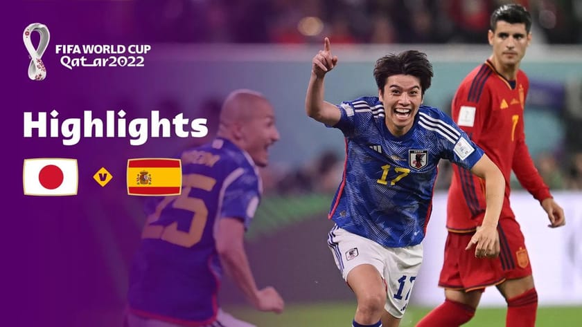 Japan vs Spain Live Commentary, FIFA World Cup 2022 Qatar
