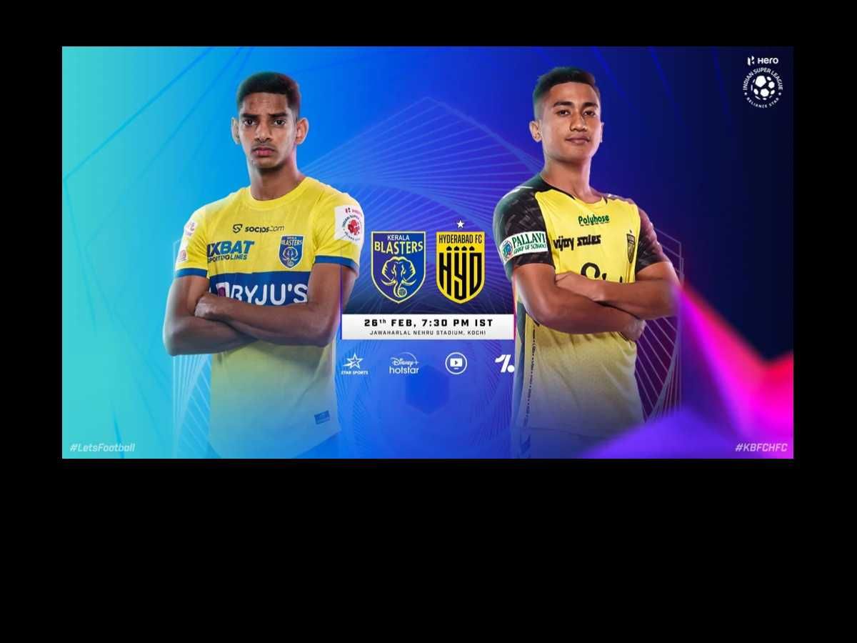 Kerala Blasters vs Hyderabad FC ISL 202223 LIVE Updates and Score