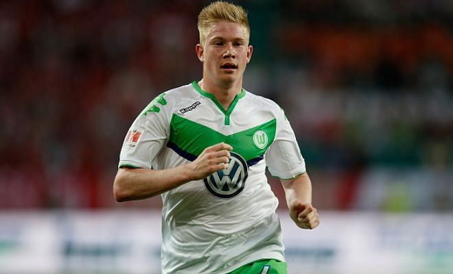 Wolfsburg will sell Kevin De Bruyne to Manchester City if the club meet their asking price of £57m. [Independent]