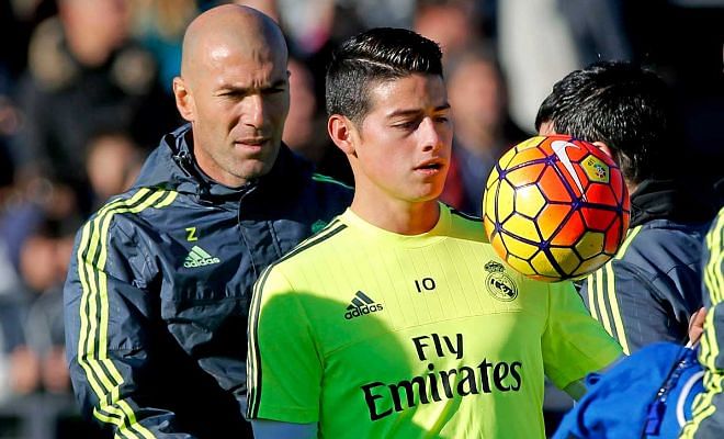 James Rodriguez to stayReal Madrid boss Zinedine Zidane says James Rodriguez will stay at the Bernabeu this summer. The Colombian was linked with several clubs after spending most of his time on the bench last season.